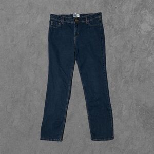 SIGNATURE BY LEVI STRAUSS | Mid Rise Straight Medium Wash Blue Jeans 14 Medium